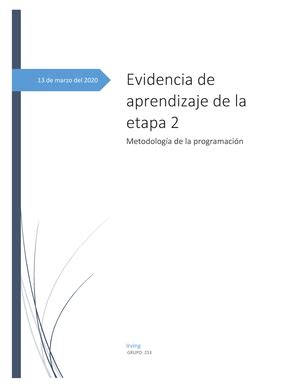 Evidenia Etapa Manejo De Formas Y Espacios Uanl Requisito Y