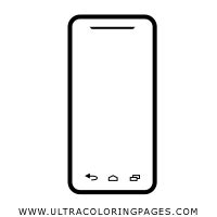 Dibujo De Smartphone Para Colorear Ultra Coloring Pages