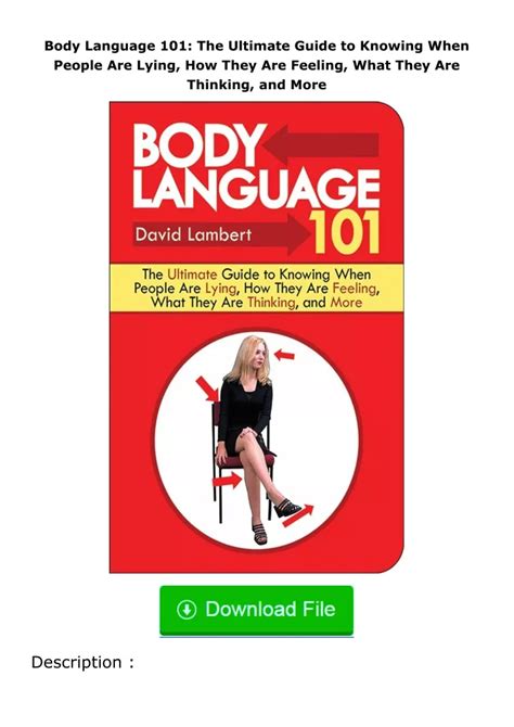 Ppt Download⚡️ Free ️pdf ️ Body Language 101 The Ultimate Guide