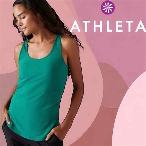 Athleta Tanks Nwt Athleta Outbound Scoop Neck Tank Size Small Ebay