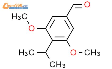 344396 19 635 二甲氧基 4 异丙基苯甲醛化学式、结构式、分子式、mol 960化工网