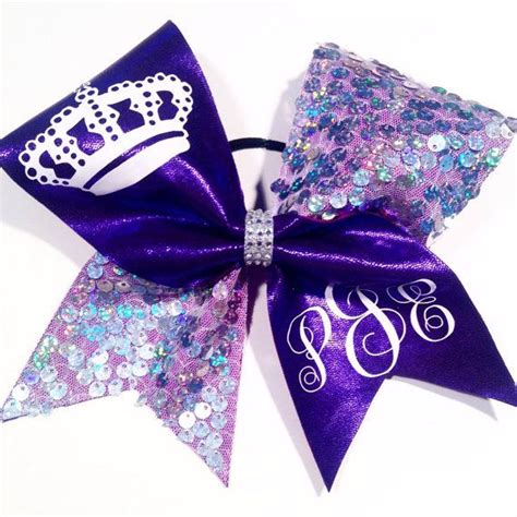 Purple Royalty Cheer Bow By Championcheerbows On Etsy Cheer Bows