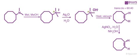 Hofmann Elimination Step By Step Mechanism Illustrations