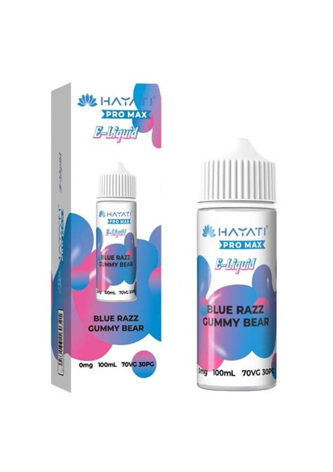 Blue Razz Gummy Bear Ml E Liquid Hayati Pro Max Uk Vape Store E