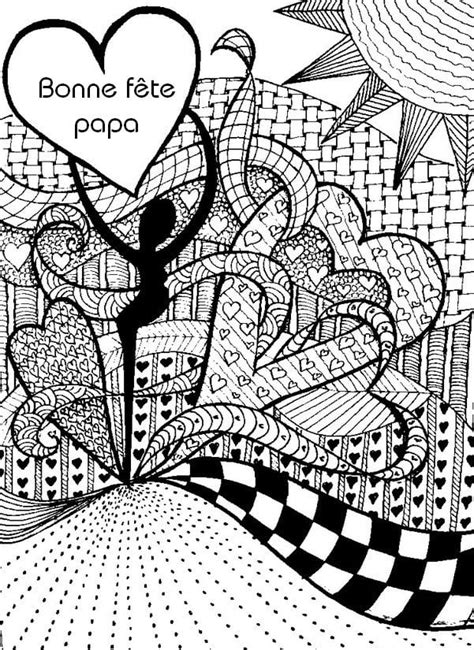 Coloriage Dessin Gratuit De Bonne F Te Papa T L Charger Et Imprimer