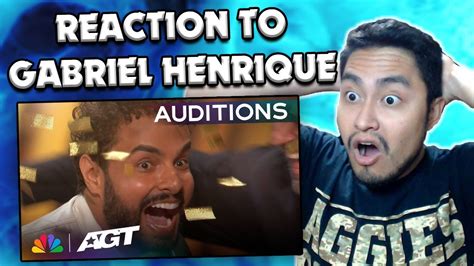 Gabriel Henrique On AGT 2023 Run To You REACTION YouTube