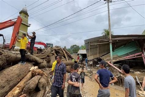 Banjir Bandang Di Satu Desa Aceh Tenggara Desa Lain Terdampak