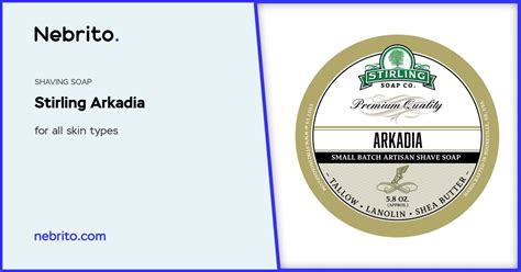 Shaving Soap Stirling Arkadia For All Skin Types 170 Ml Nebrito