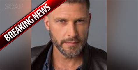 Days Of Our Lives News Greg Vaughan Speaks Out On Soap Exit