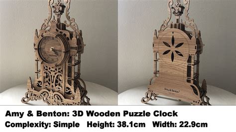 Full Video Build Amy Benton D Wooden Puzzle Clock Youtube