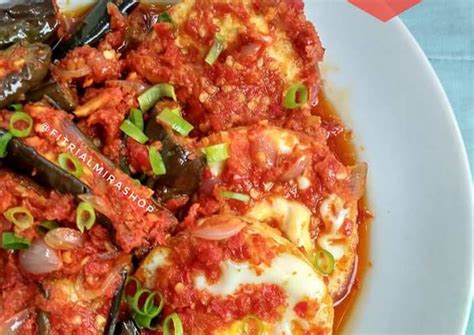 Resep Telor Ceplok Dan Terong Balado Oleh Fitria Puspita Sari Cookpad