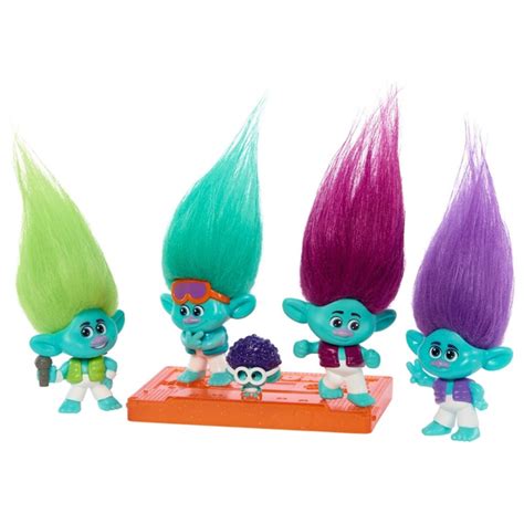 Trolls 3 Band Together BroZone On Tour Dolls Pack Smyths Toys UK