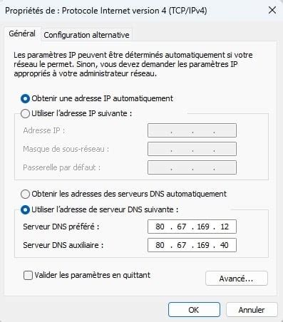 Dns Fdn Changer De Serveurs Dns Malekal