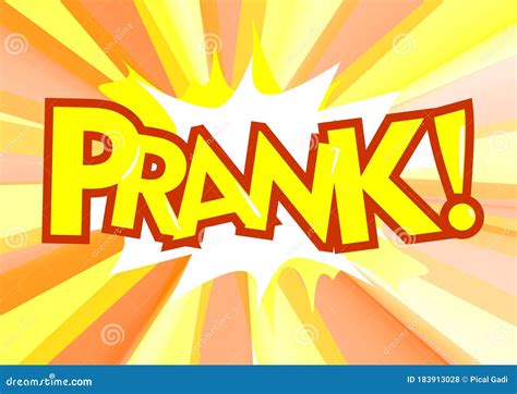 Text Illustration of Prank Image Stock Stock Illustration - Illustration of sticker, template ...