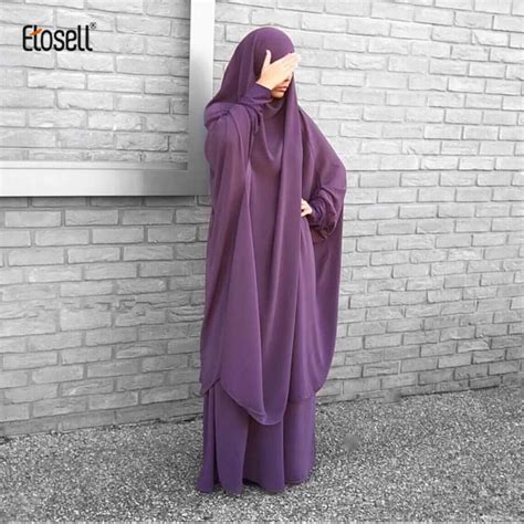 Etosell Robe Hijab Capuche Pour Femme Musulmane V Tement De Pri Re Eid