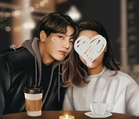 Pin By Bts Army On Рисунки парочек Bts Girl Bts Fanart Bts Girlfriend