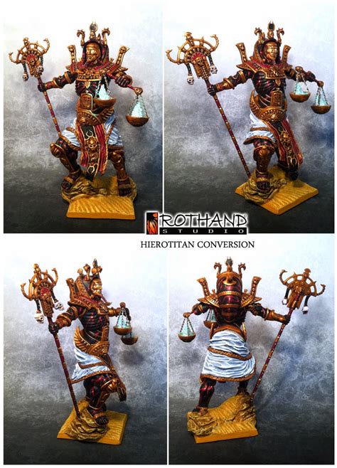 Rothand Studio: Warhammer Tomb Kings Hierotitan conversion