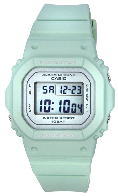 Casio Baby G Digital Green Resin Strap Quartz BGD 565SC 3 100M Women S