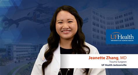 Meet Dr Jeanette Zhang Trauma Surgeon At Uf Health Jacksonville