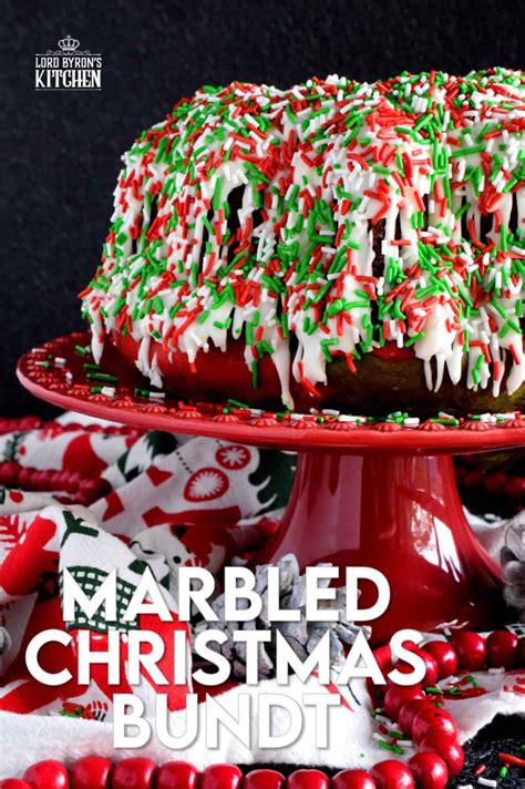 Marbled Christmas Bundt Cake Lord Byron S Kitchen