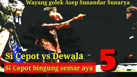 Wayang Golek Asep Sunandar Sunarya Cepot Bingung Bpa Semar Aya