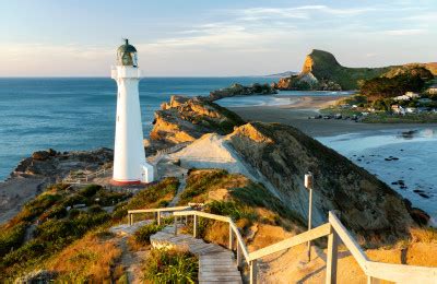 Sunrise In Castlepoint New Zealand Jigsaw Puzzle In Great Sightings