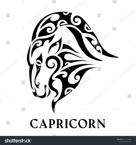 Capricorn Sign Symbol Tattoo