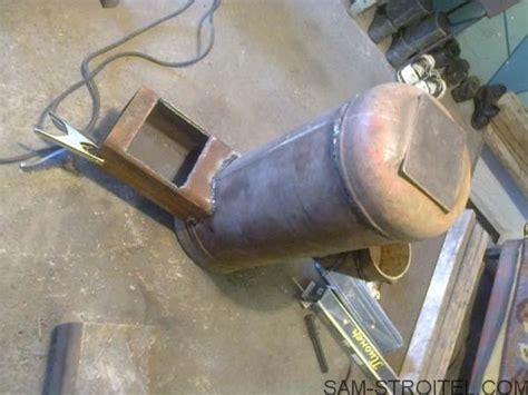Печь ракетная из газового баллона: чертежи, фото и описание