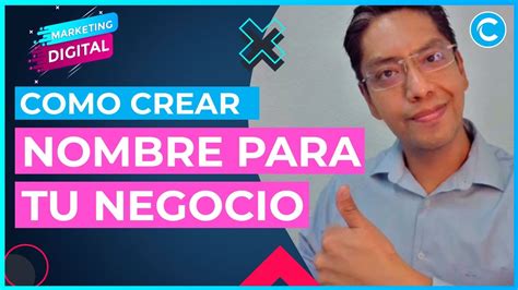 Cómo crear NOMBRE para tu NEGOCIO YouTube