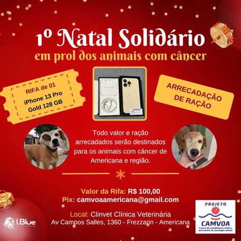 1º Natal Solidário Em Prol Dos Animais Com Câncer Lblue