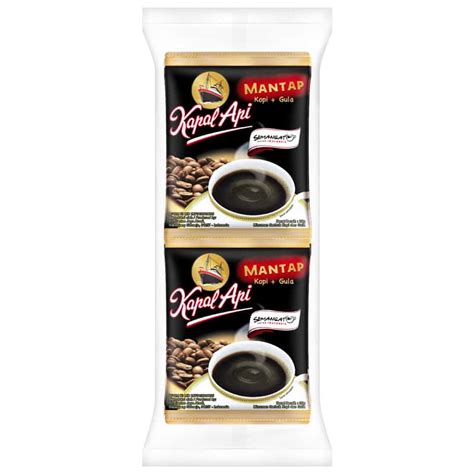 Kapal Api Kopi Gula Rasa Mantap Pack Sachet Gram Kapal