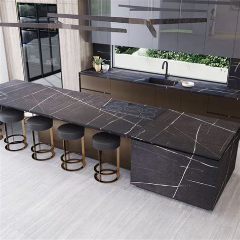 Eternal Noir Silestone Composiet Keukenblad Bij Slstone