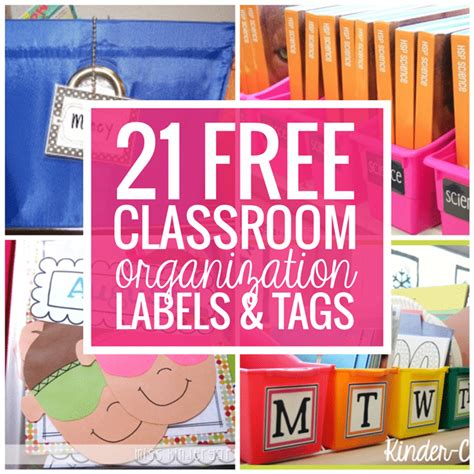 21 Free Classroom Organization Labels and Tags - Teach Junkie