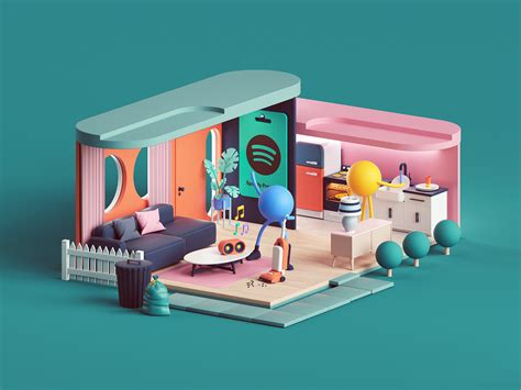 Browse thousands of 3D App images for design inspiration | Dribbble