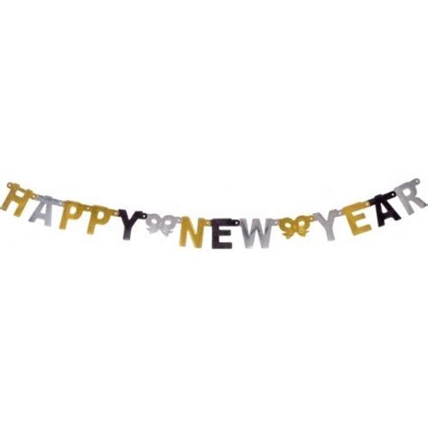 Buchstabengirlande Happy New Year Ihr Shop für Partybedarf