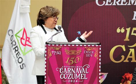 LOS 200 MIL TIMBRES ALUSIVOS AL 150 ANIVERSARIO DEL CARNAVAL DE COZUMEL