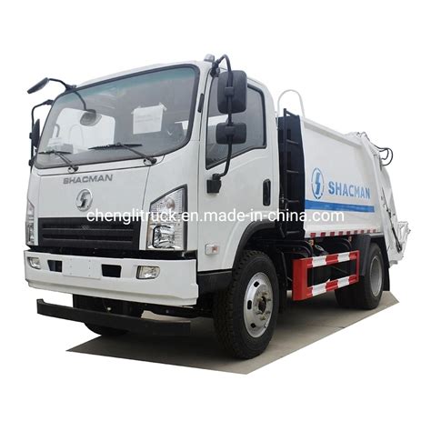 Shacman Cbm Tons Tons Tons Rear Compactor Garbage Truck For