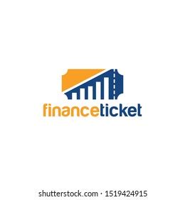 Ticket Logo Design Vector Template Stock Vector (Royalty Free ...