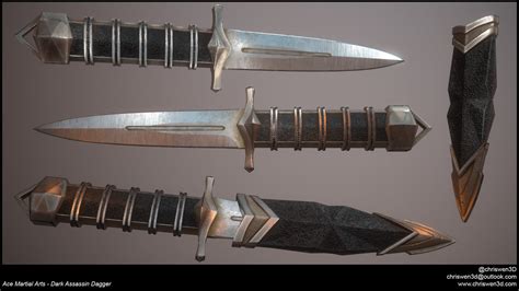 Ace Martial Arts - Dark Assassin Dagger : 3Dmodeling