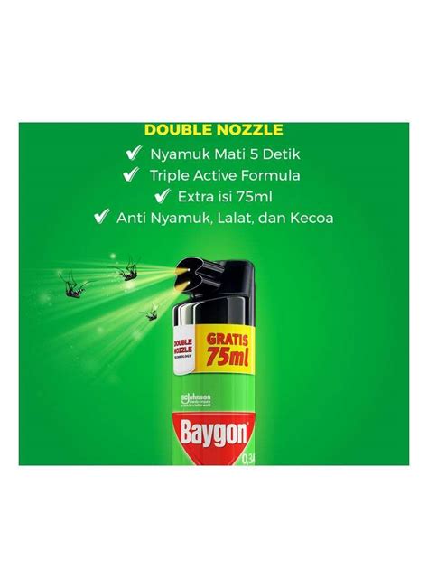 Jual Baygon Aerosol Spray Pembasmi Serangga Nyamuk Kecoa Lalat Semut