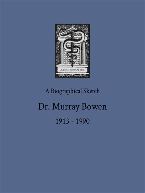 Murray Bowen Biographybook | PDF | Schizophrenia | Psychiatry