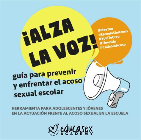 Prevenir Y Enfrentar El Acoso Sexual En El ámbito Escolar