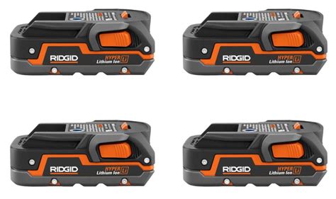 Ridgid 18v 15 Ah Lithium Ion Battery 4 Pack The Home Depot Canada