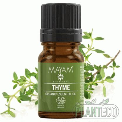 Ulei Esential De Cimbru Bio Thyme 5 Ml Ellemental Planteco