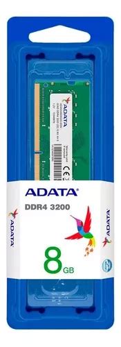 Memoria Ram 8gb Ddr4 3200mhz Adata AD4S32008G22 Gold Para Portatil