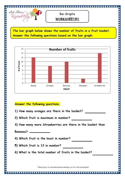 Maths Worksheets Grade 4 Data Handling Key2practice Workbooks Grade 3 Maths Worksheets