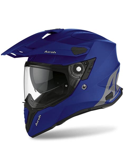 Kask Integralny Airoh Commander Matowy Niebieski Sklep Moto Tour Pl