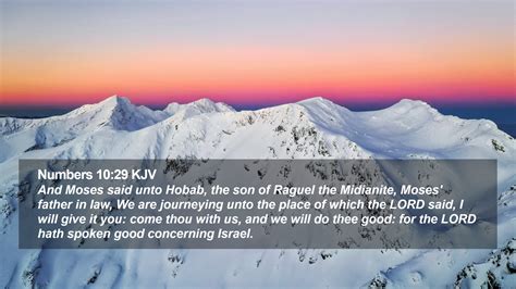 Numbers 10 29 KJV Desktop Wallpaper And Moses Said Unto Hobab The