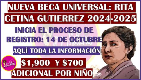 Da Inicio La Nueva Beca Universal Llamada Rita Cetina Gutierrez Estos