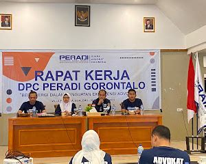 Dpc Peradi Sai Gorontalo Gelar Rapat Kerja Cabang Peradi